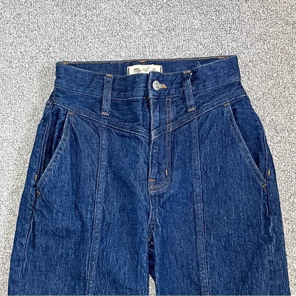 Madewell The Perfect Vintage Straight Jean Greenhaven Wash Women’s Size 23 Denim - Picture 2 of 14